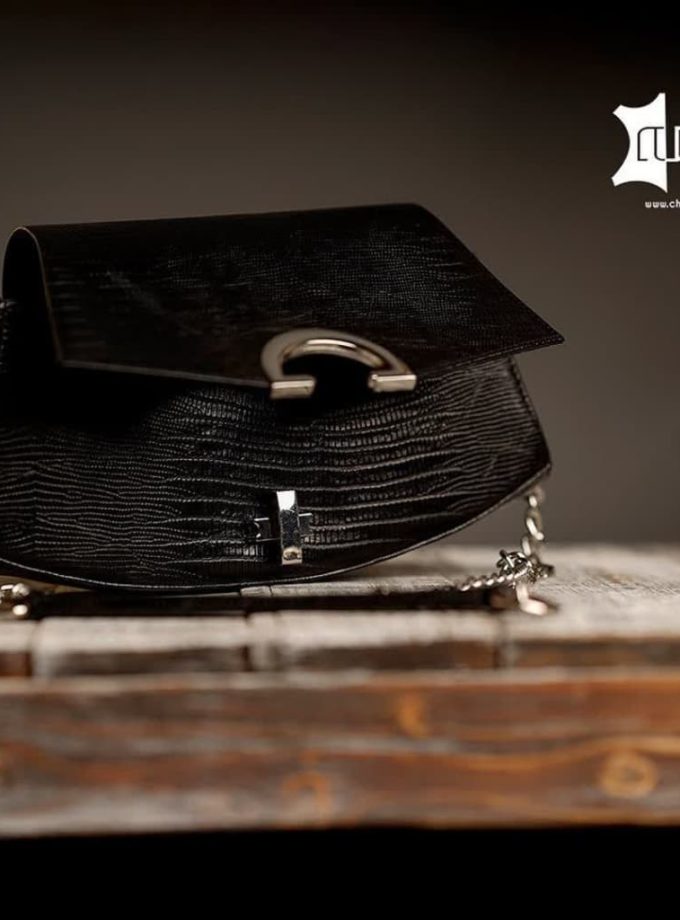 کیف بند زنجیری طرح لیزارد