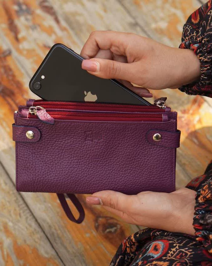 کیف پول مهر طرح فلوتر