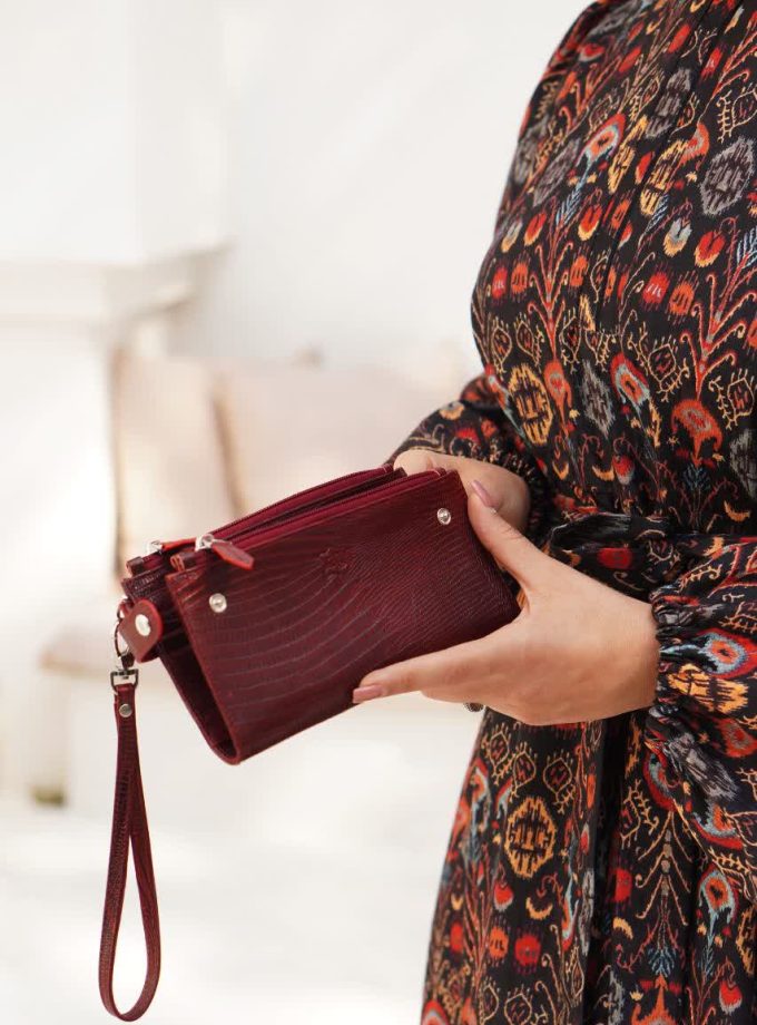 کیف پول مهر طرح لیزارد