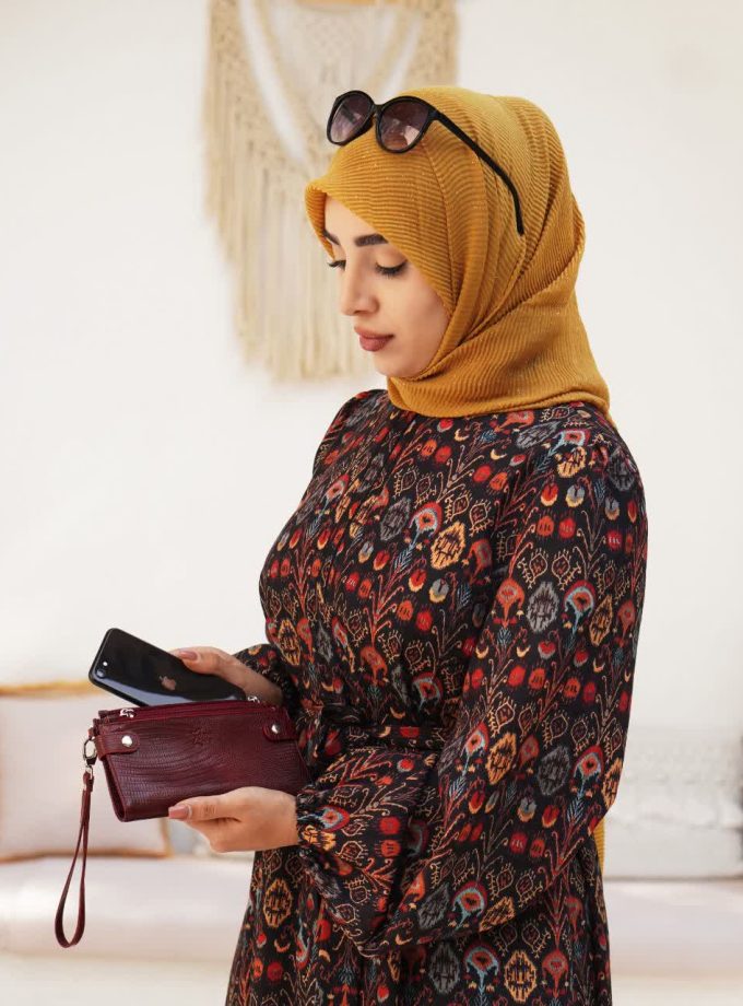 کیف پول مهر طرح لیزارد